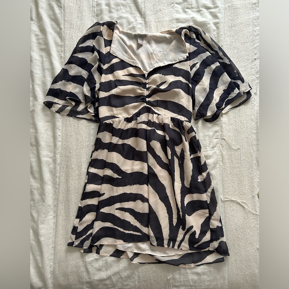 H and M Zebra Dress